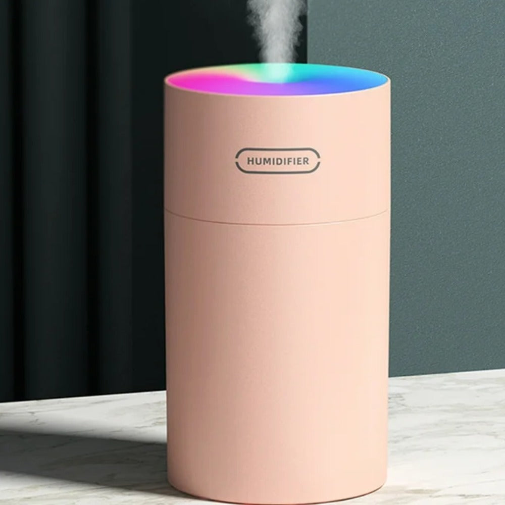 Humidificador Difusor Usb  270 Ml Rosado